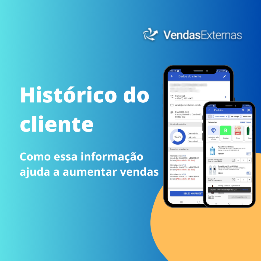 Histórico do cliente